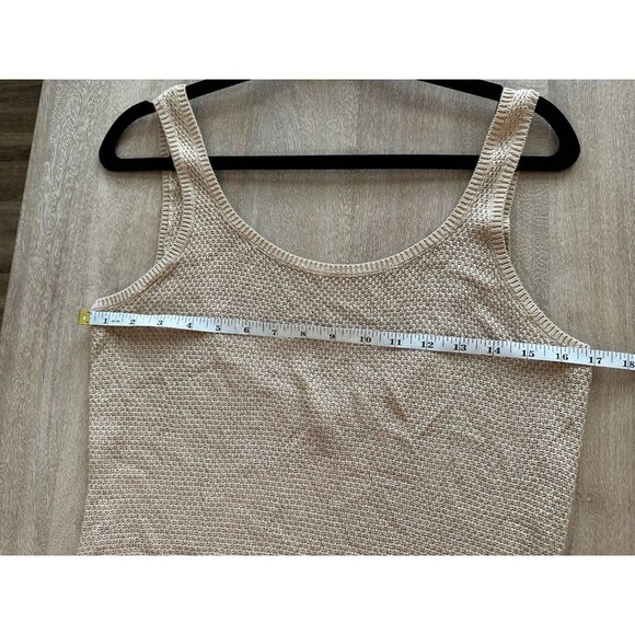 Seafolly Australia Terrain Knit Dress in Sands Size Large Midi Sleeveless - Picture 5 of 8